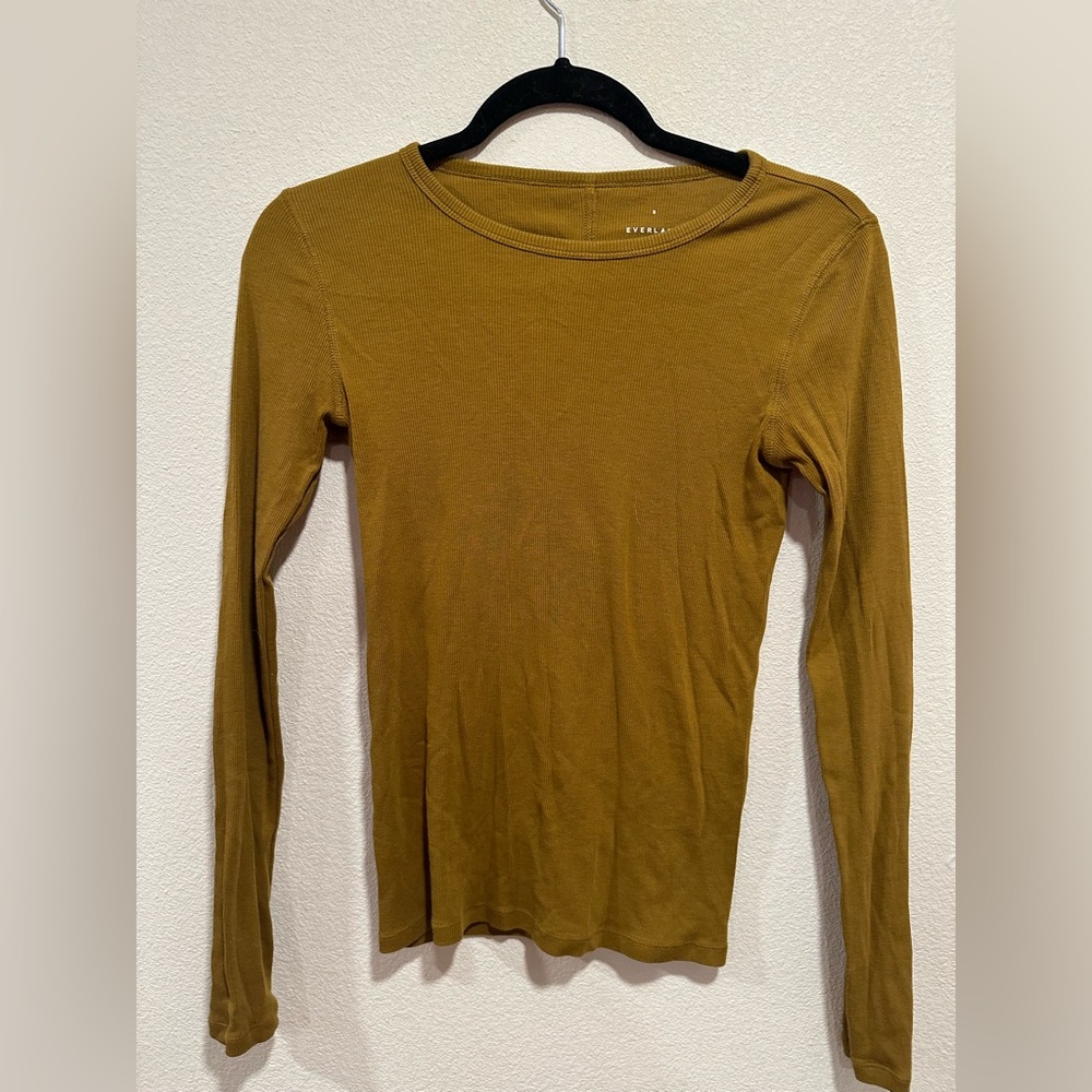 Everlane The Luxe Long Sleeve Ribbed